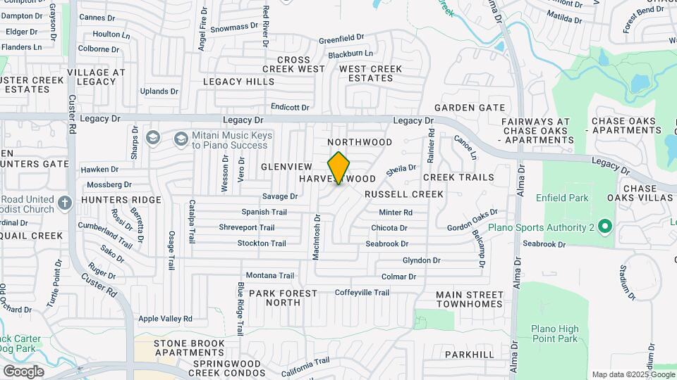 1508 Alamosa Dr Map and Location Details