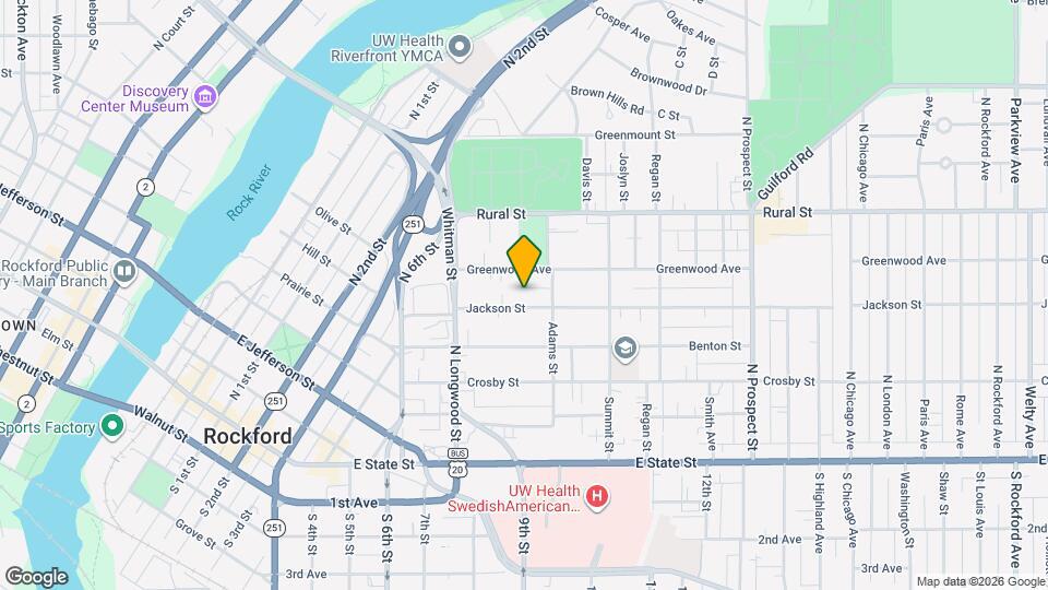 1222 Jackson St Mapa y Detalles de la Ubicación