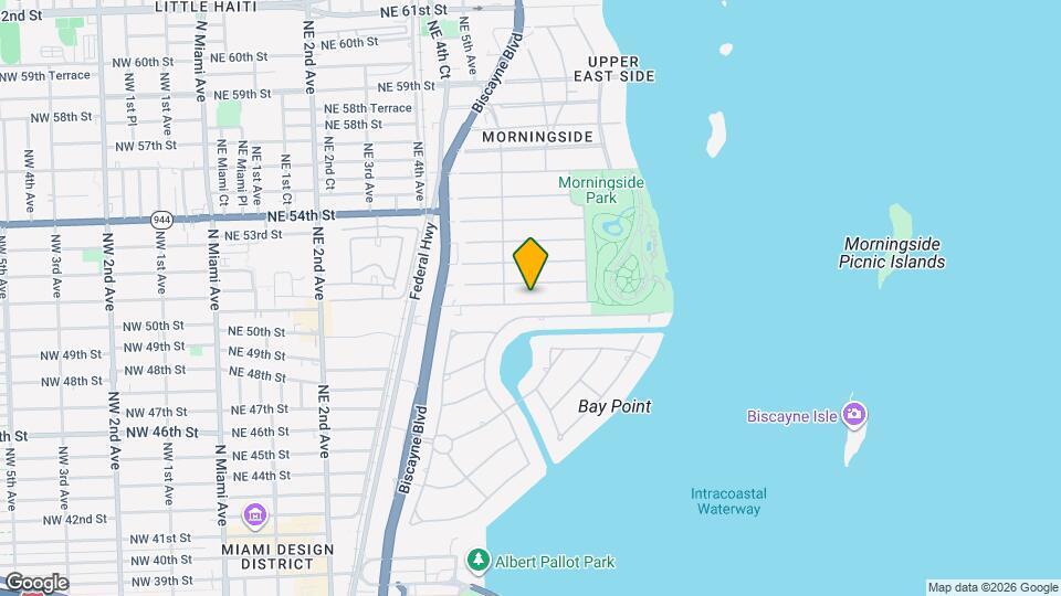 535 NE 50th Terrace Map and Location Details