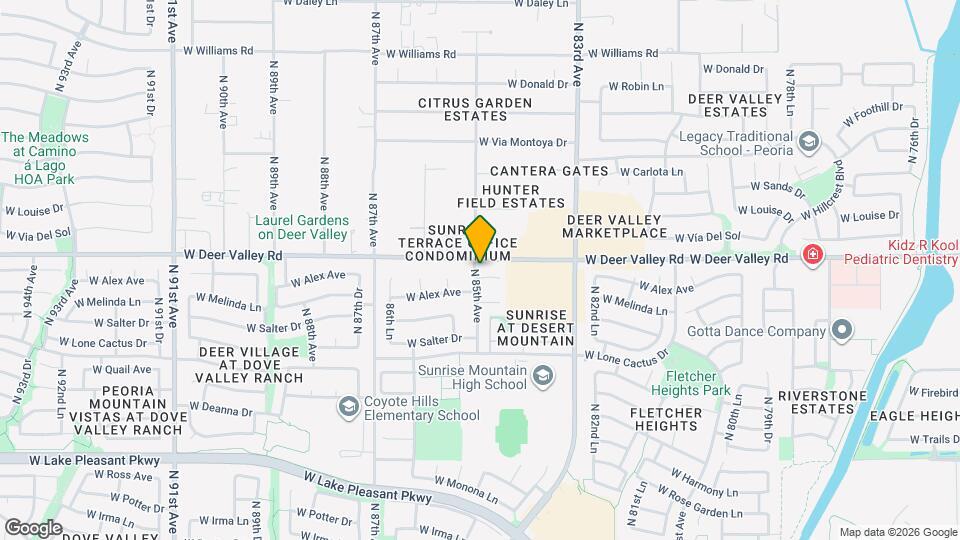 8440 W Alex Ave Map and Location Details