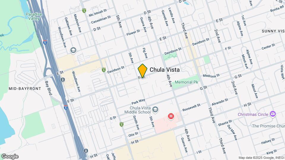 494 F St Map and Location Details