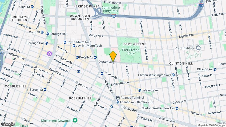 171 Ashland Pl Mapa y Detalles de la Ubicación