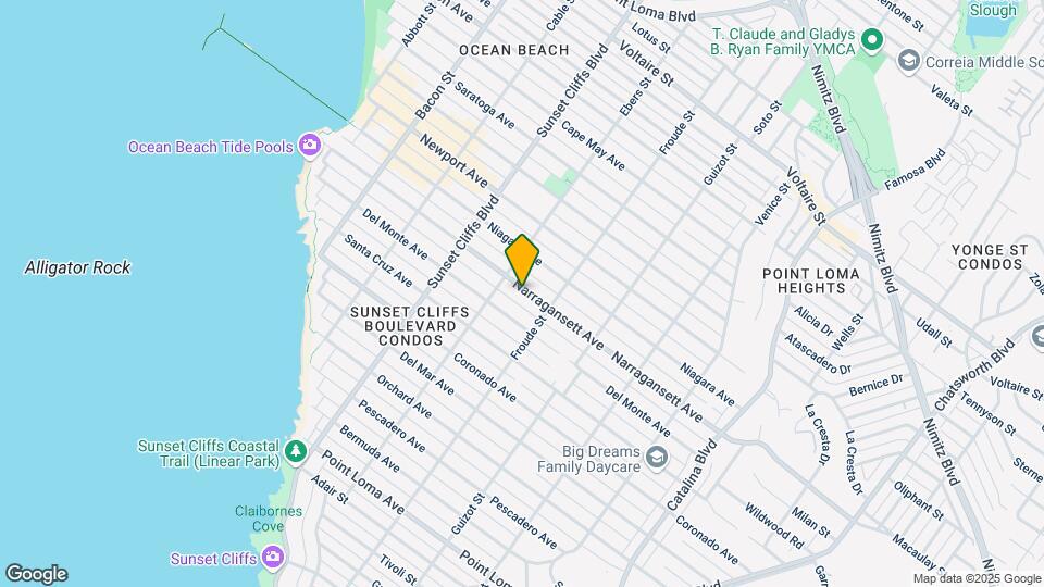 4655 Narragansett Ave Mapa y Detalles de la Ubicación