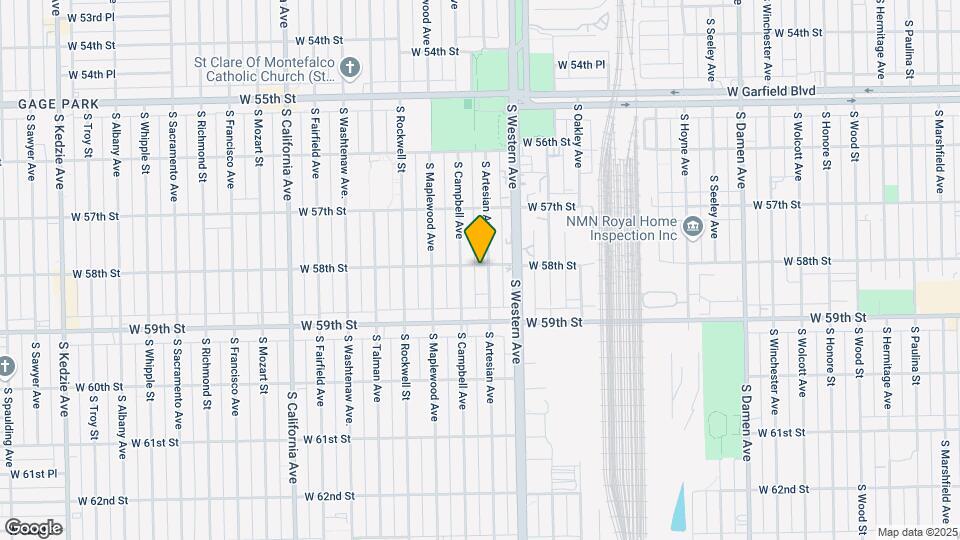 5800-04 S Artesian Ave Mapa y Detalles de la Ubicación