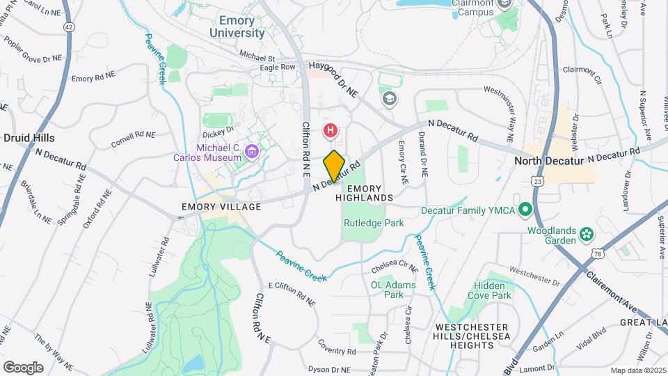 1743 N Decatur Rd Map and Location Details