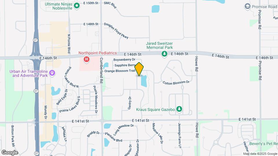 14447 Forsythia Ln Map and Location Details