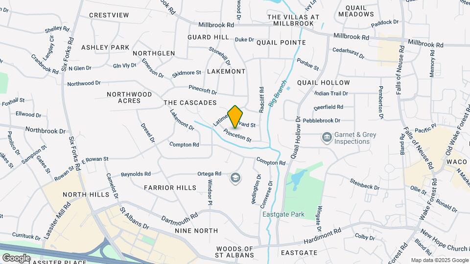 523 Princeton St Map and Location Details