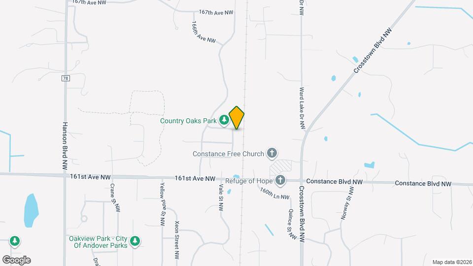 16227 Unity St NW Map and Location Details