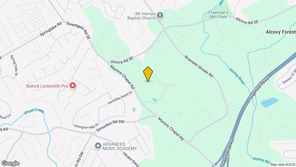 1129 Georgian Point Dr Map and Location Details