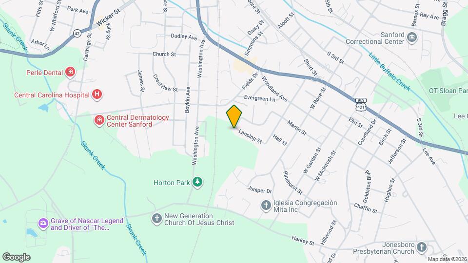 900 Lansing St Map and Location Details