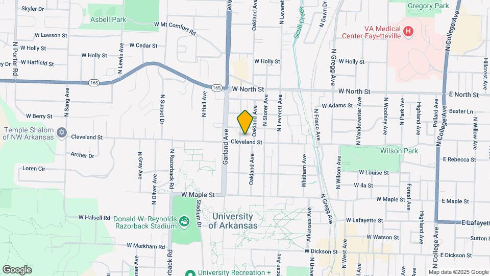980 W Cleveland St Map and Location Details