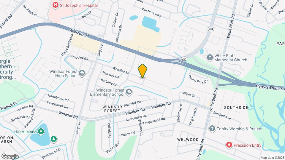 401 Woodley Rd Map and Location Details