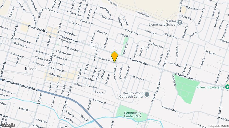 715 Cardinal Ave Map and Location Details