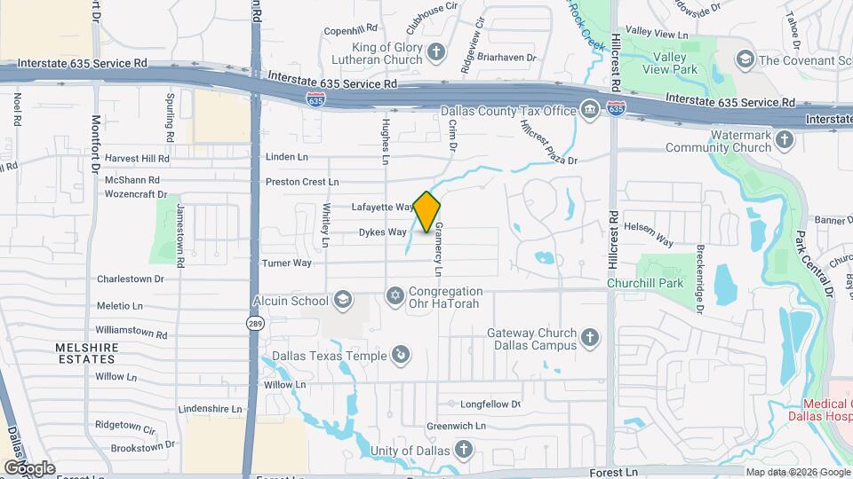 6416 Dykes Way Map and Location Details