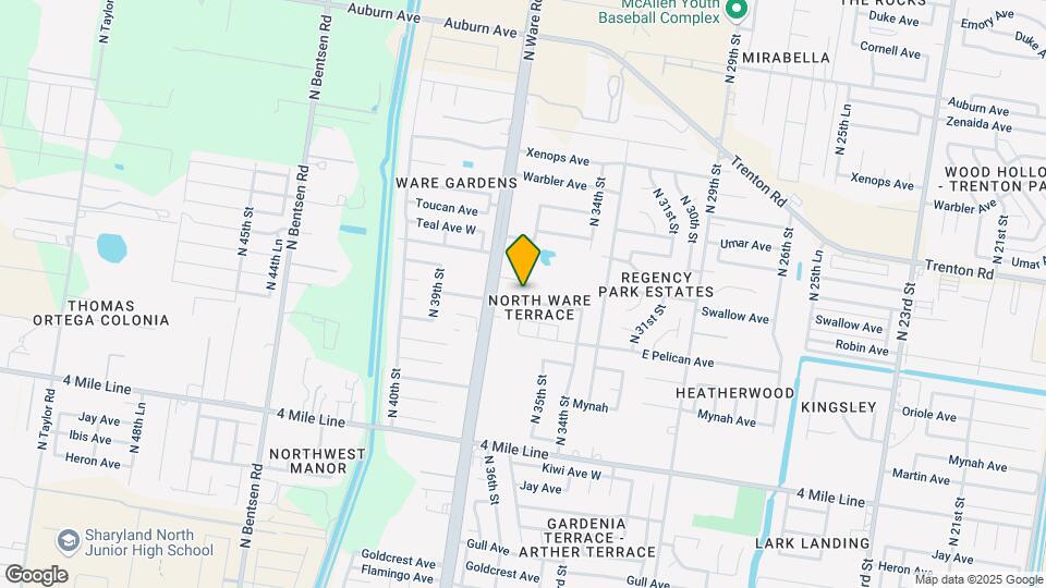 3612 Robin Ave Mapa y Detalles de la Ubicación
