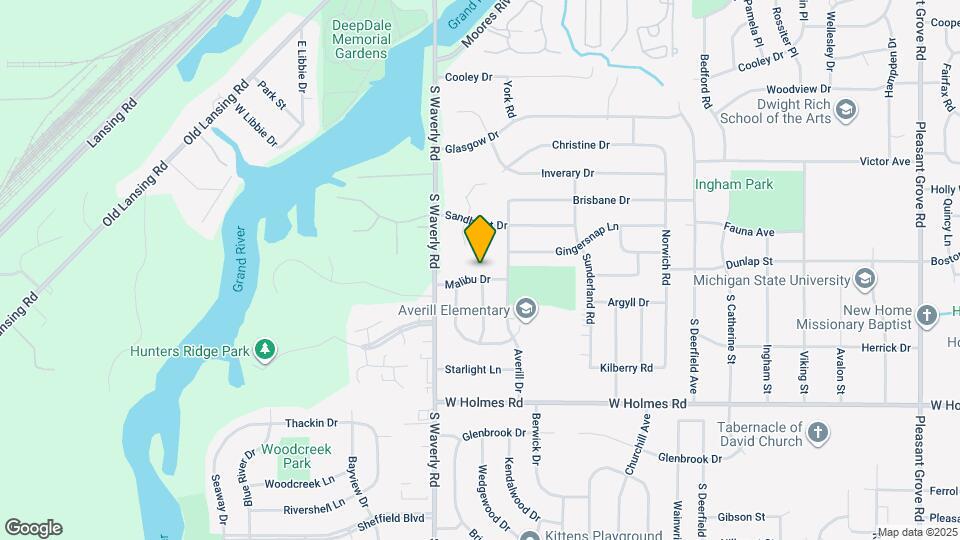 3700 Malibu Dr Map and Location Details