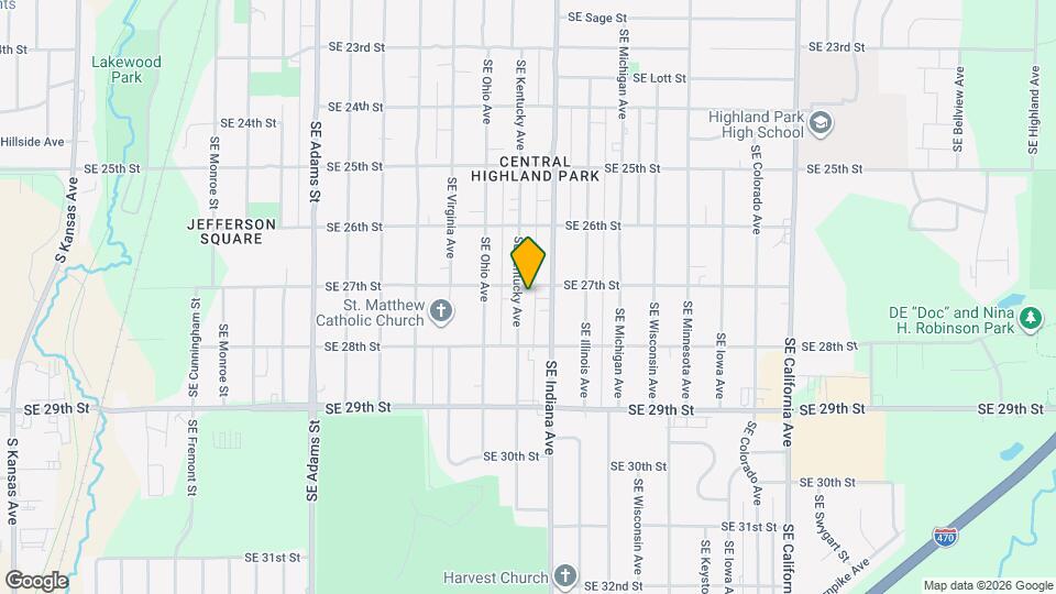 2706 SE Kentucky Ave Map and Location Details