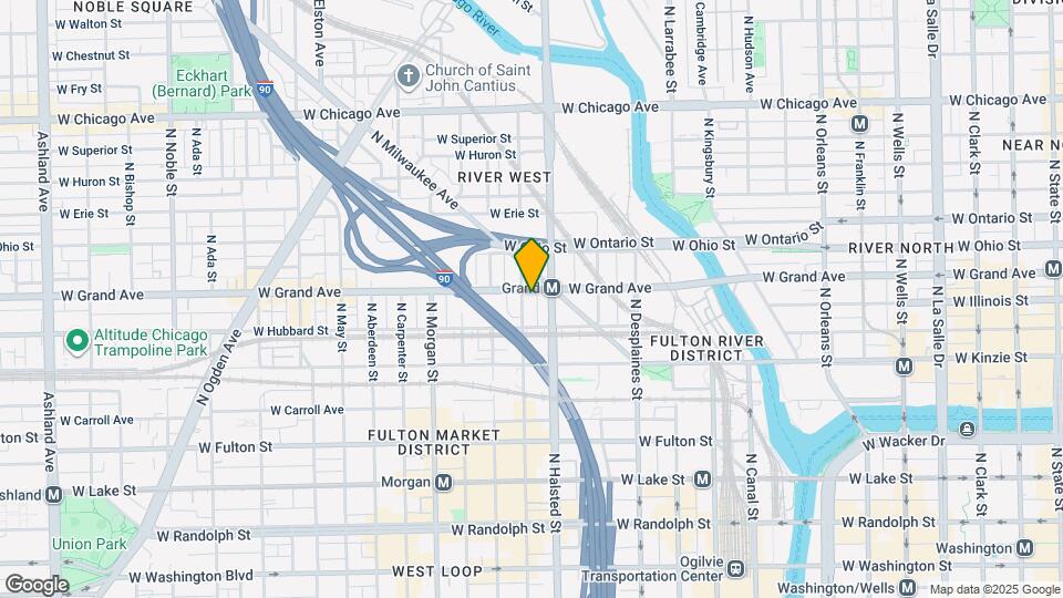 463 N Green St Map and Location Details