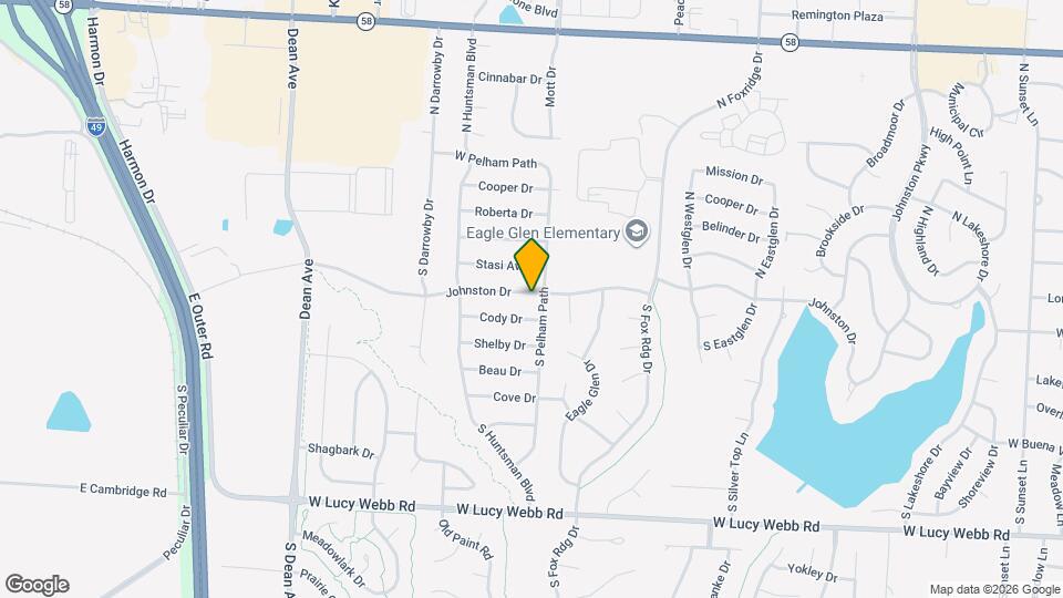 1603 Johnston Dr Map and Location Details