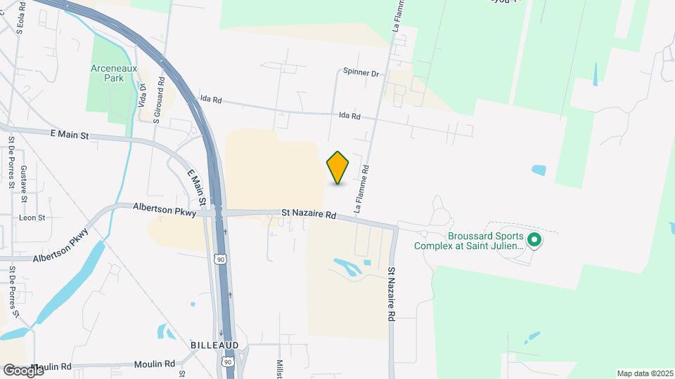 Villa Broussard Mapa y Detalles de la Ubicación