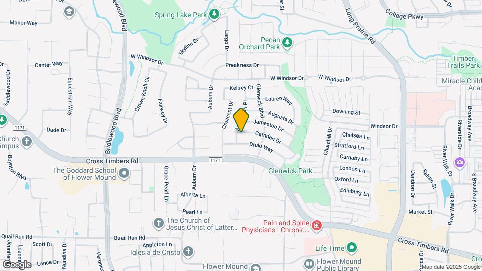 3429 Camden Dr Map and Location Details