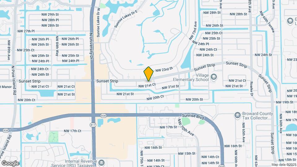 7771 NW 21st Ct Map and Location Details