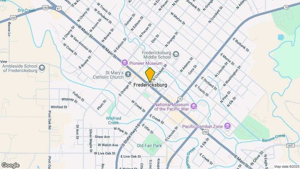 109 Alemeda Map and Location Details