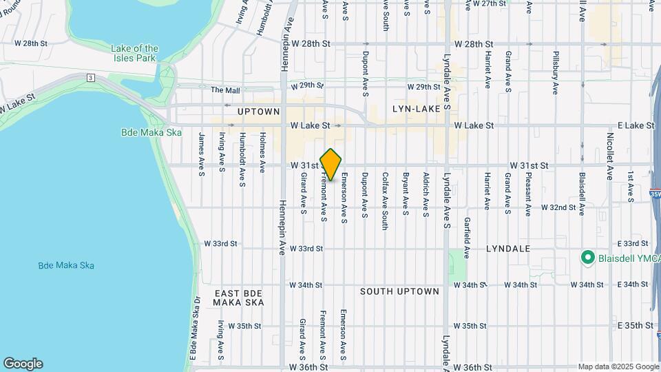 3125 Fremont Ave S Map and Location Details