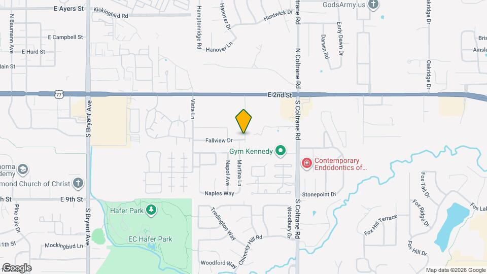 2541 Fallview Dr Map and Location Details