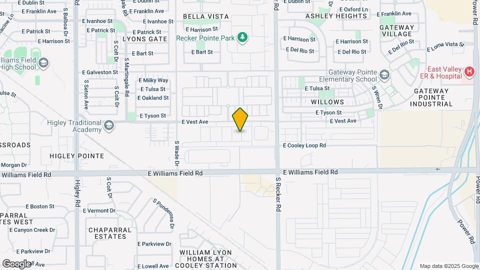2258 S Wallrade Ln Map and Location Details