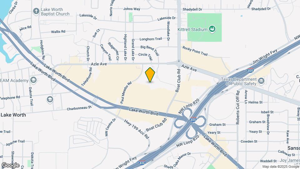6301 Azle Ave Map and Location Details