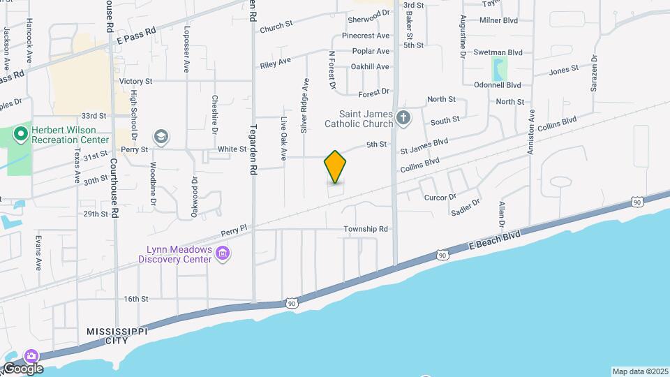 1016 Middle Ln Mapa y Detalles de la Ubicación