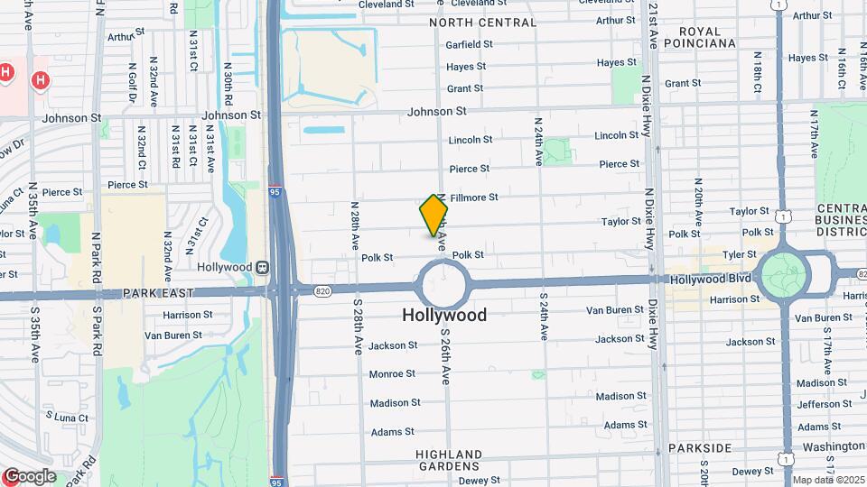 2615 Polk St Map and Location Details