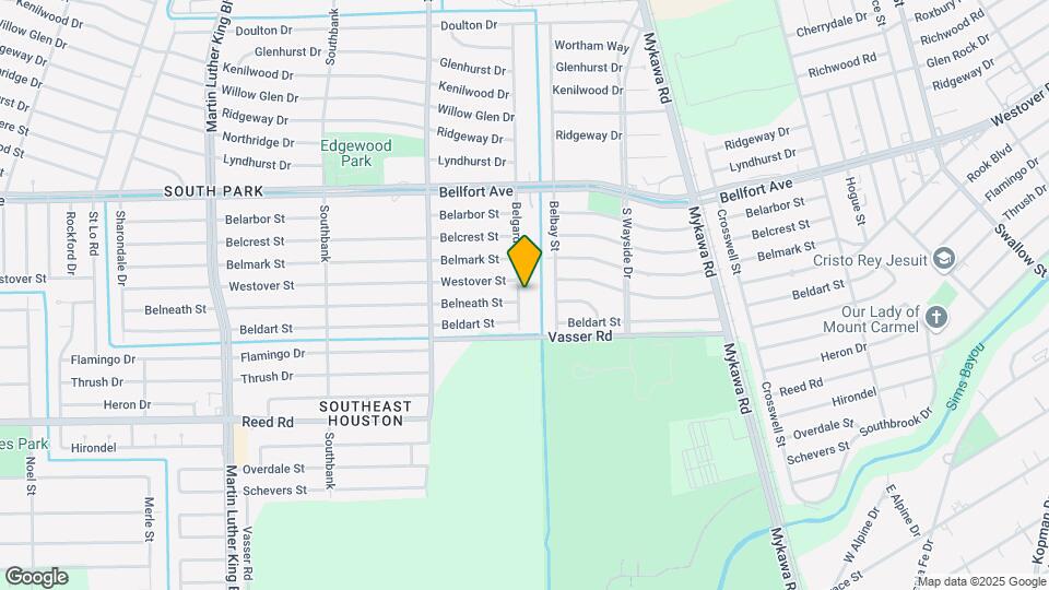 7927 Belgard St Map and Location Details