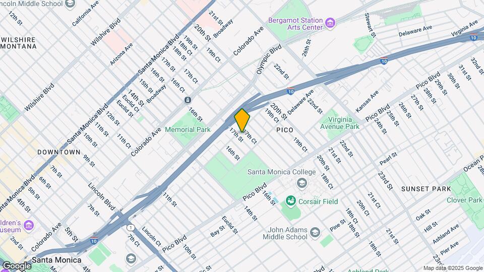 1807 17th St Map and Location Details