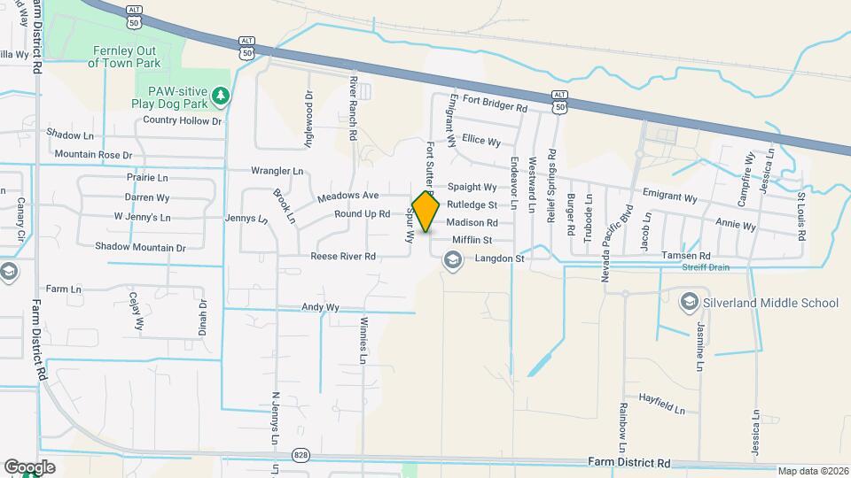 1848 Fort Sutter Blvd Map and Location Details