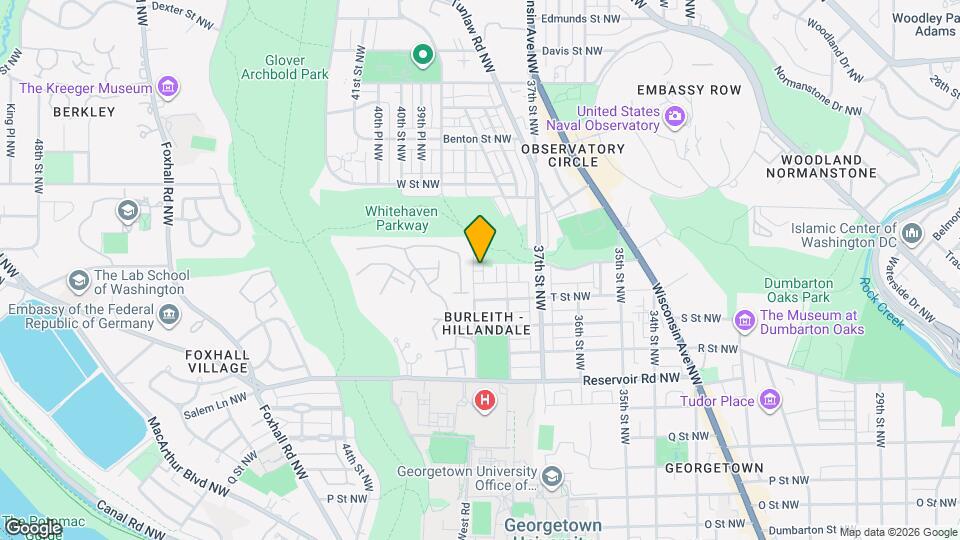 1941 39th St NW Map and Location Details