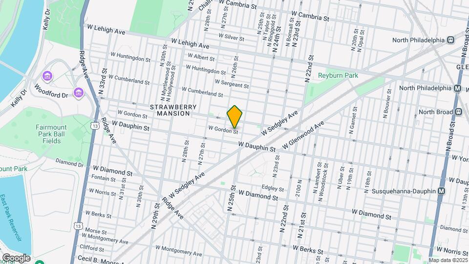 2519 W Gordon St Map and Location Details