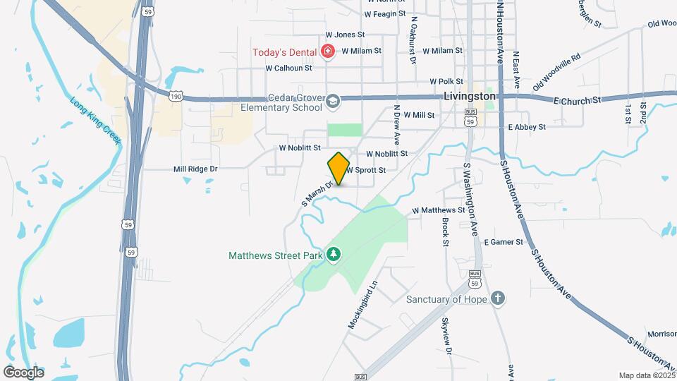 827 W Magnolia St Map and Location Details