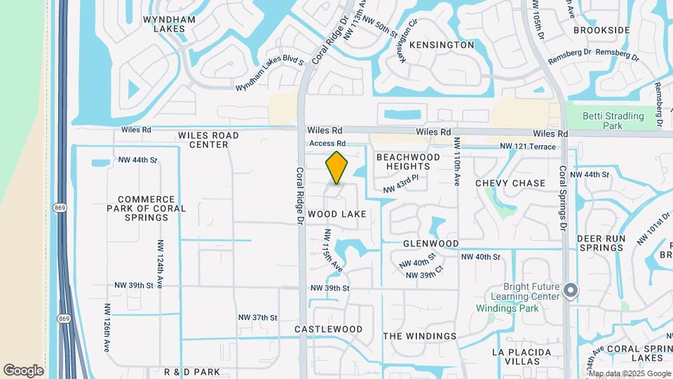 11461 NW 43rd St Map and Location Details
