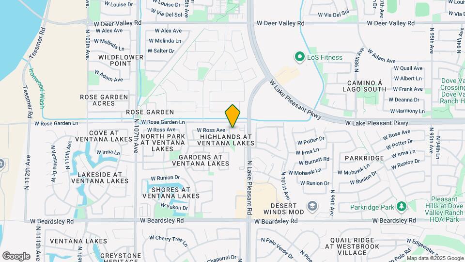 20859 N 102nd Ln Map and Location Details