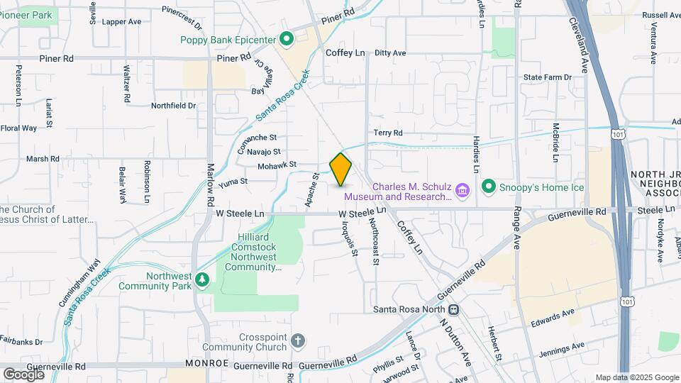 2825 Apple Valley Ln Map and Location Details