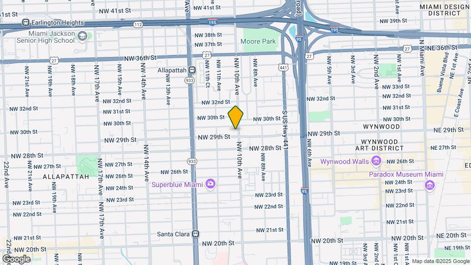 2900 NW 10th Ave Map and Location Details