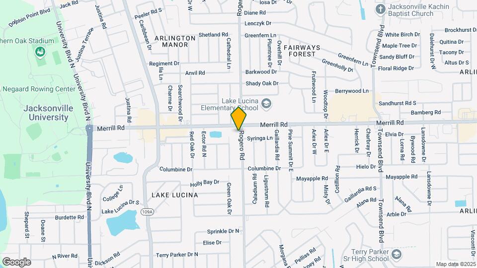 2710 Rogero Rd Map and Location Details