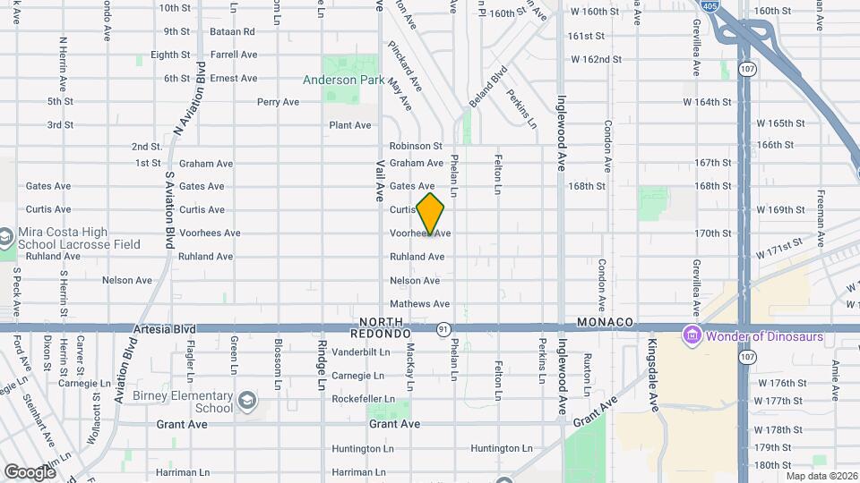 2410 Voorhees Ave Map and Location Details