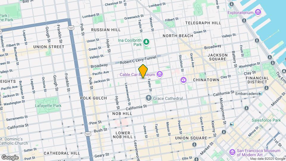 1244 Washington St Map and Location Details