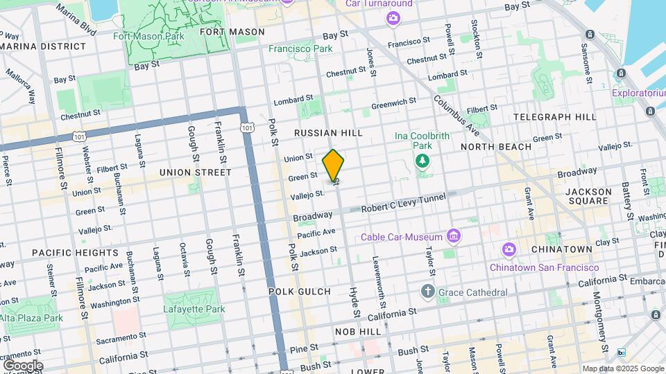 1801 Hyde St Map and Location Details