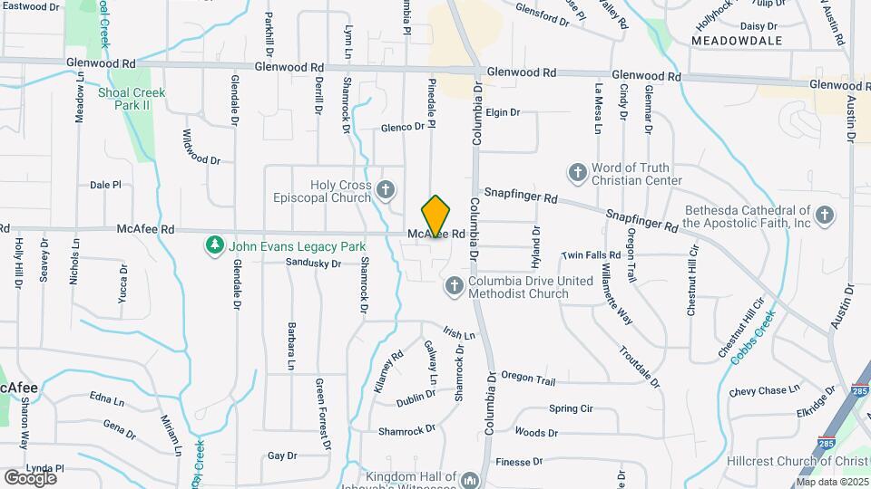 3306 Sheffield Cir Map and Location Details