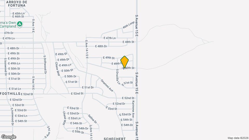 14801 E 50th St Map and Location Details