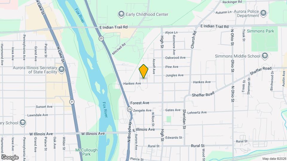 304 Hankes Ave, Unit #1 Mapa y Detalles de la Ubicación